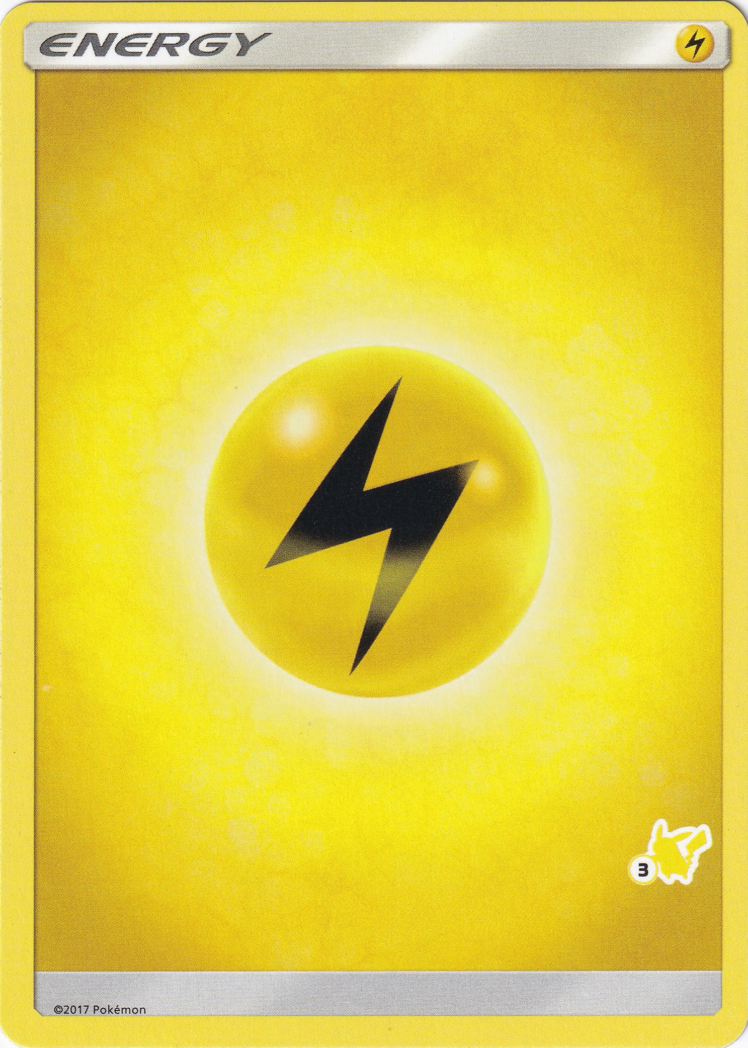 Lightning Energy (#3 Pikachu Stamped) card artwork