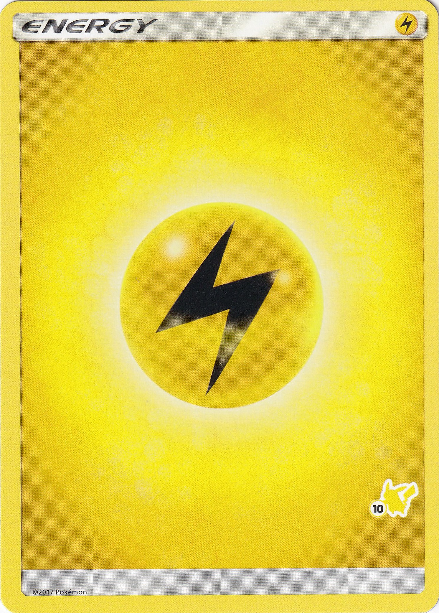 Lightning Energy (#10 Pikachu Stamped) card artwork