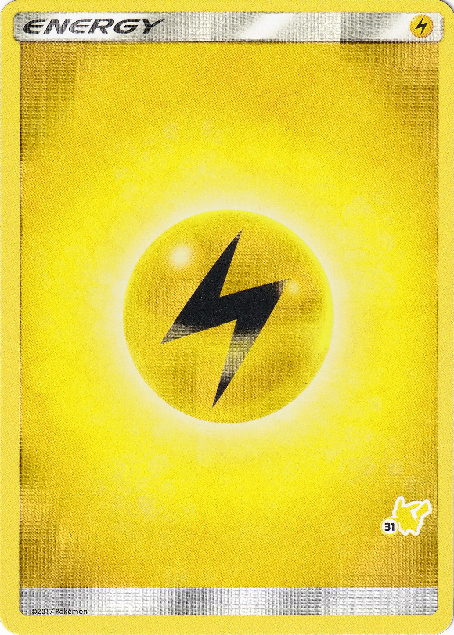 Lightning Energy (#31 Pikachu Stamped) card artwork