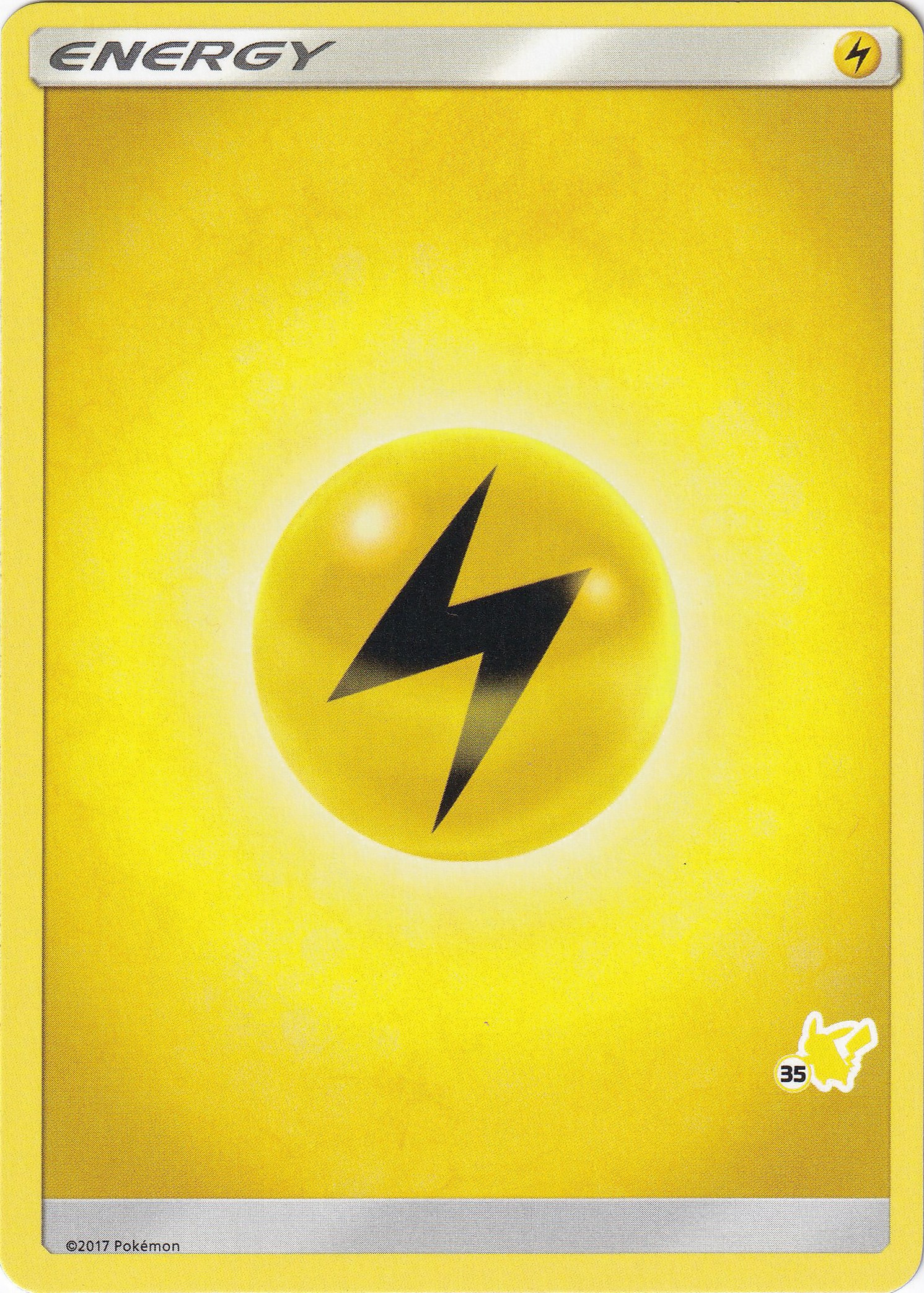 Lightning Energy (#35 Pikachu Stamped) card artwork