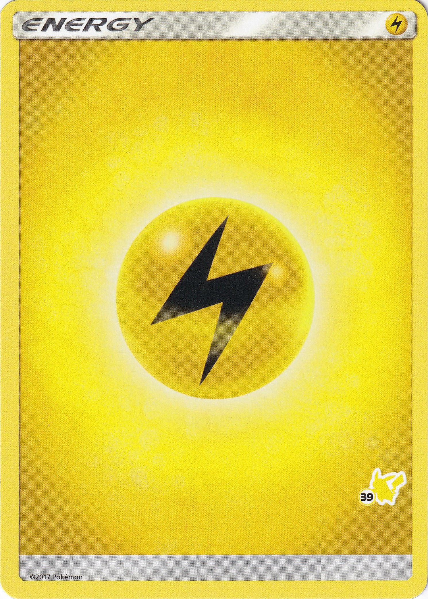 Lightning Energy (#39 Pikachu Stamped) card artwork