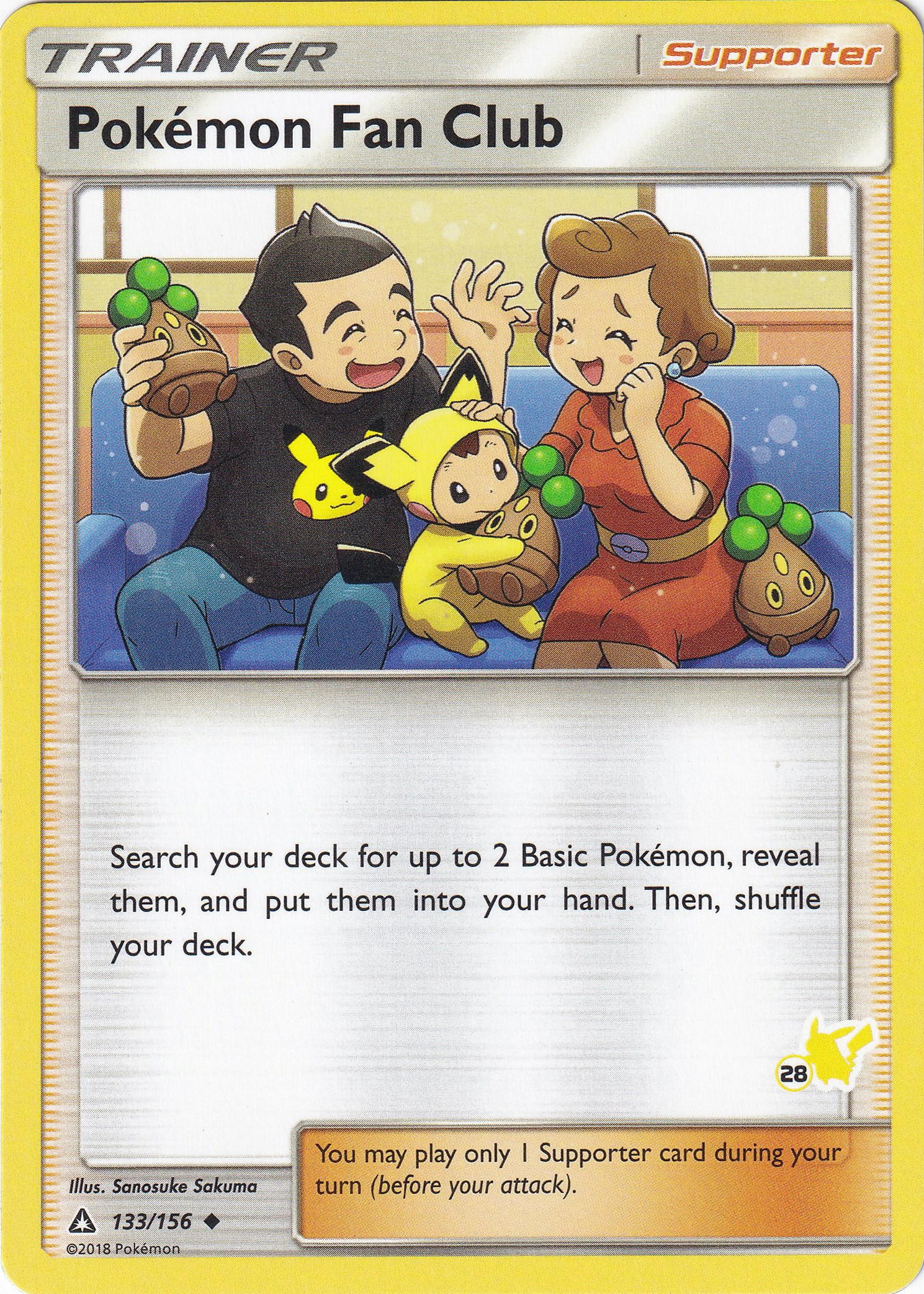 Pokémon Fan Club card artwork