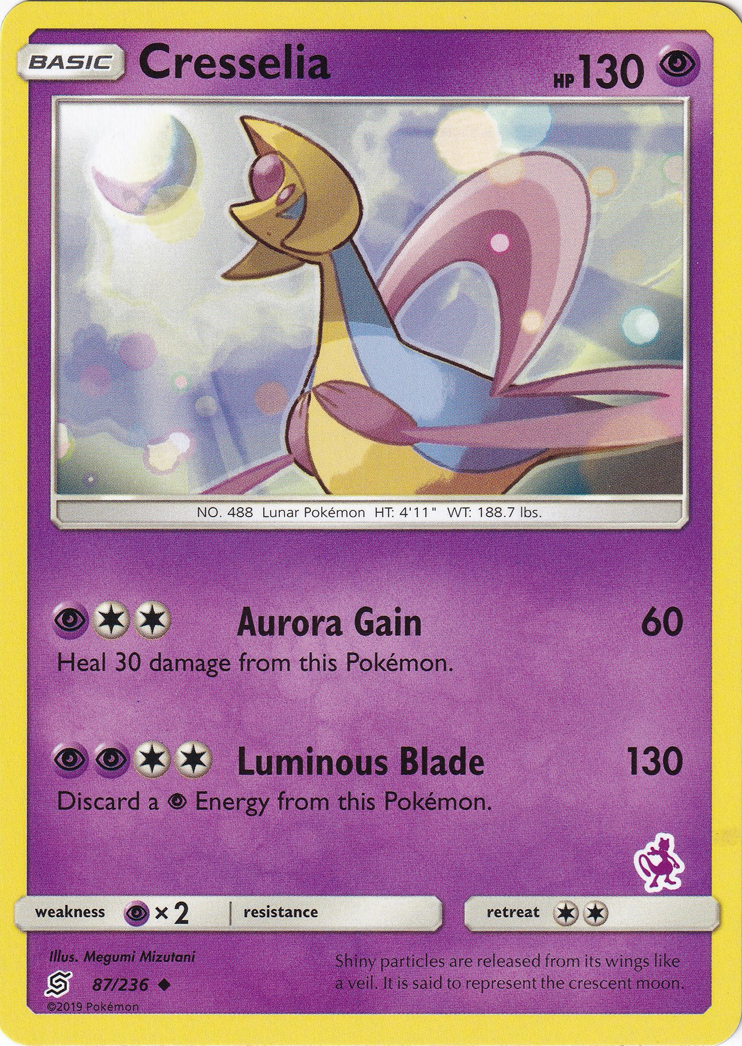 Cresselia card artwork
