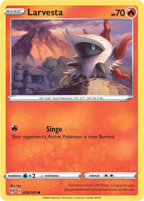 Larvesta card artwork