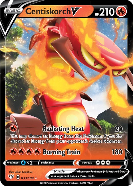 Centiskorch V card artwork