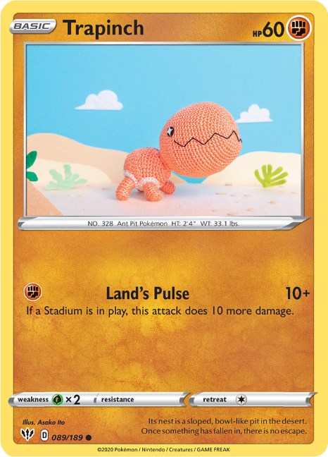Trapinch card artwork