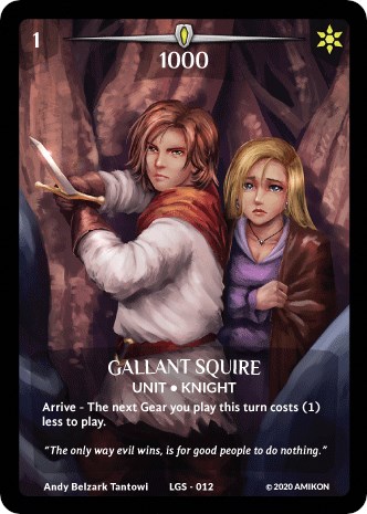Gallant Squire (Full Art) - Argent Saga Promos - Argent Saga TCG