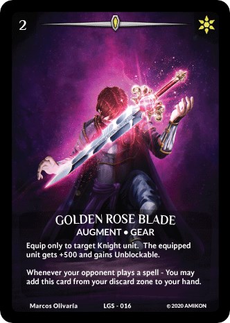 Golden Rose Blade (Full Art) - Argent Saga Promos - Argent Saga TCG