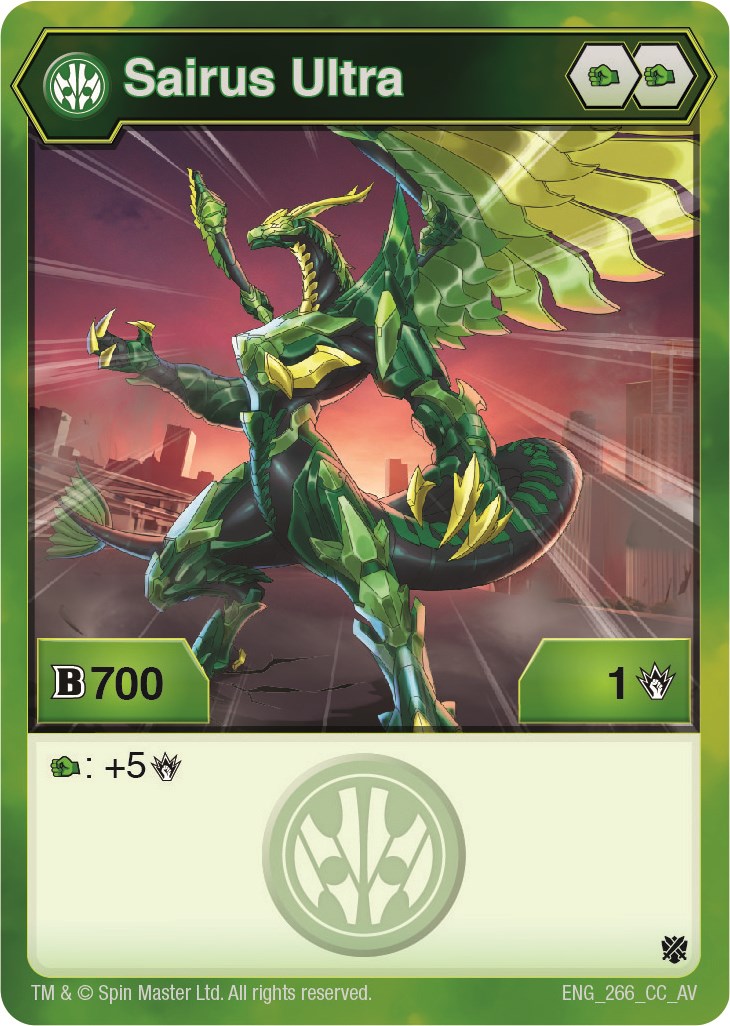 Sairus Ultra (266) - Armored Elite - Bakugan TCG