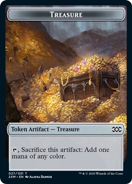 Treasure Token - Double Masters - Magic: The Gathering