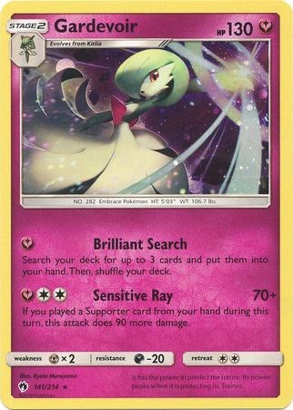 Gardevoir - 141/214 (Cosmos Holo) - Miscellaneous Cards & Products - Pokemon