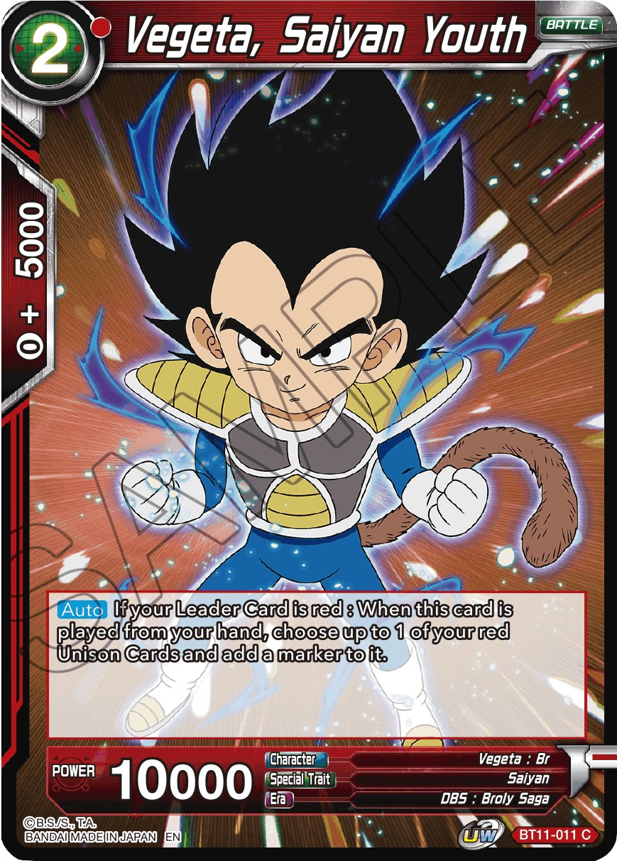 SSR Super Saiyan 2 Vegeta Dragon Ball Trading Cards CCG