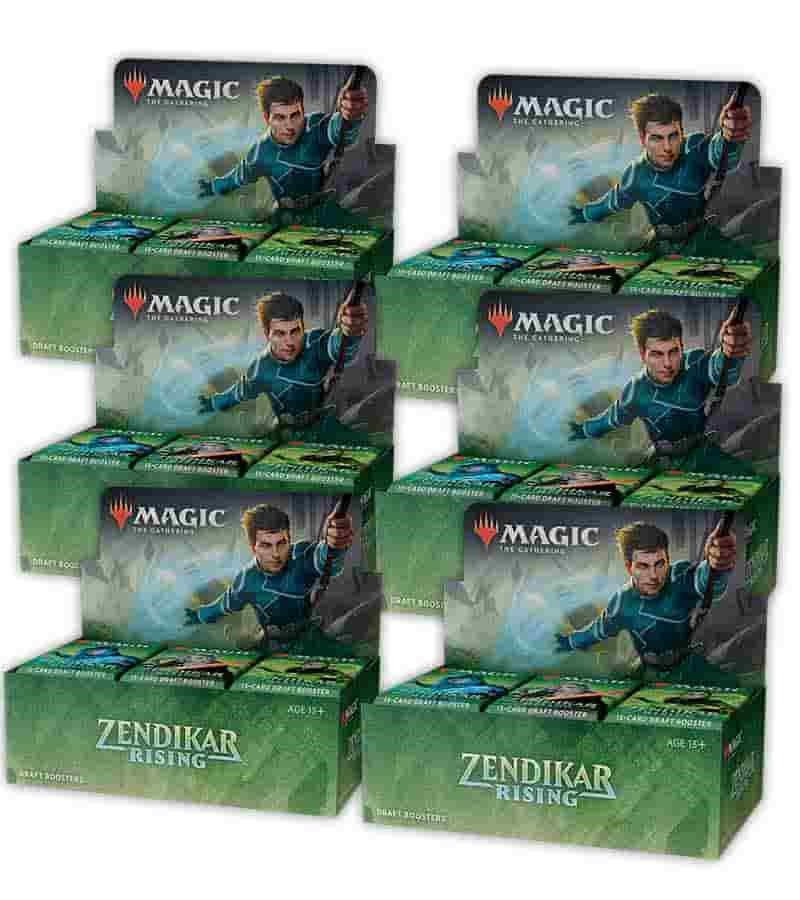 Zendikar Rising Draft Booster Box Case Zendikar Rising Magic The