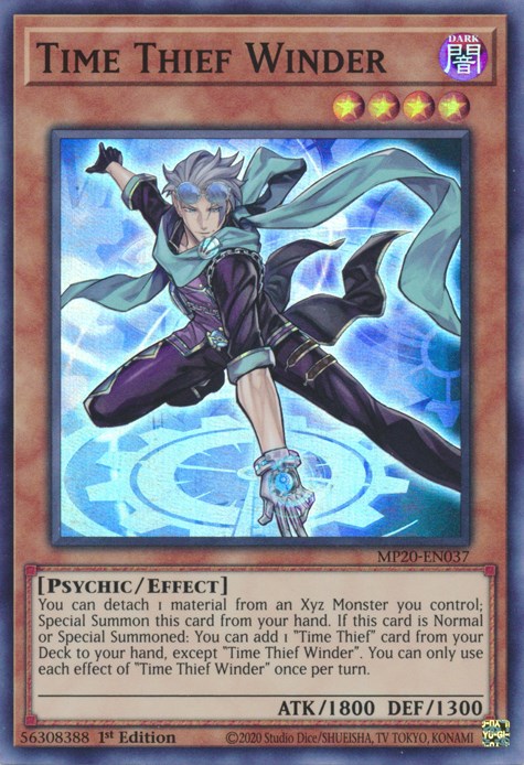 MP20-EN042 Time Thief Flyback1st EditionCommon YuGiOh Trading Card Game 