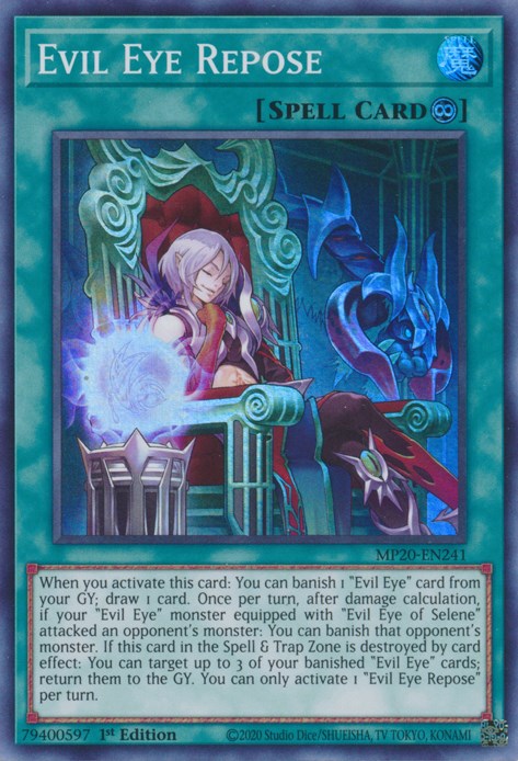 Evil Eye Repose Tin Of Lost Memories Yugioh