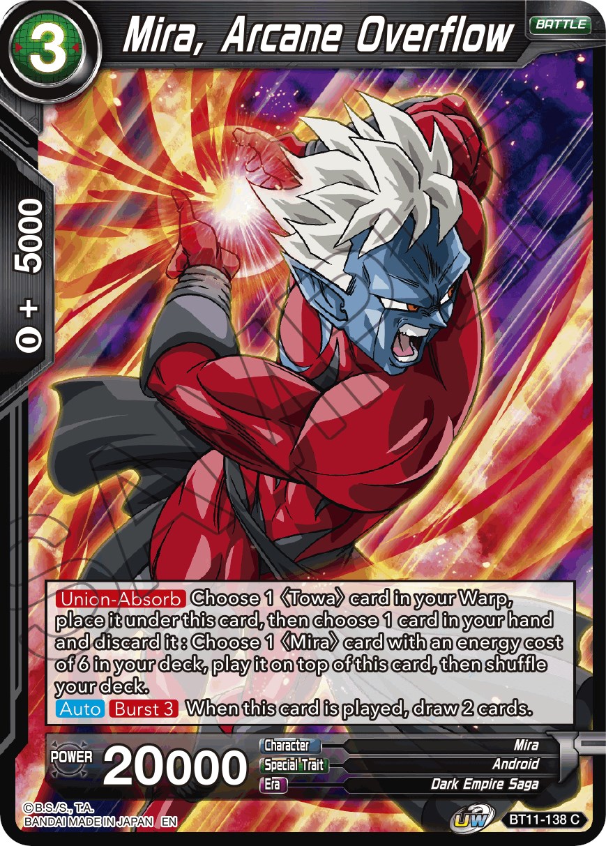 Mira, Arcane Overflow - Vermilion Bloodline - Dragon Ball Super CCG