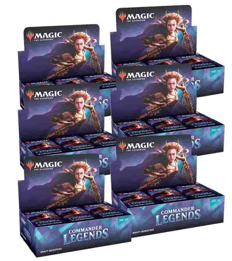 Lot of 5 Magic MTG Commander Legends 20ct Draft Booster Packs SHIPS NEXT DAY 