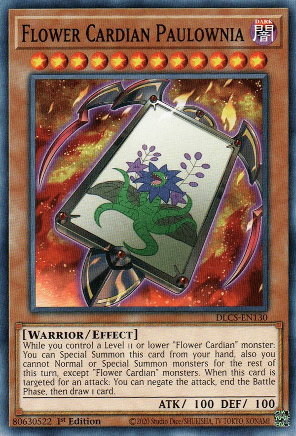 Flower Cardian Paulownia Dragons of Legend The Complete Series YuGiOh