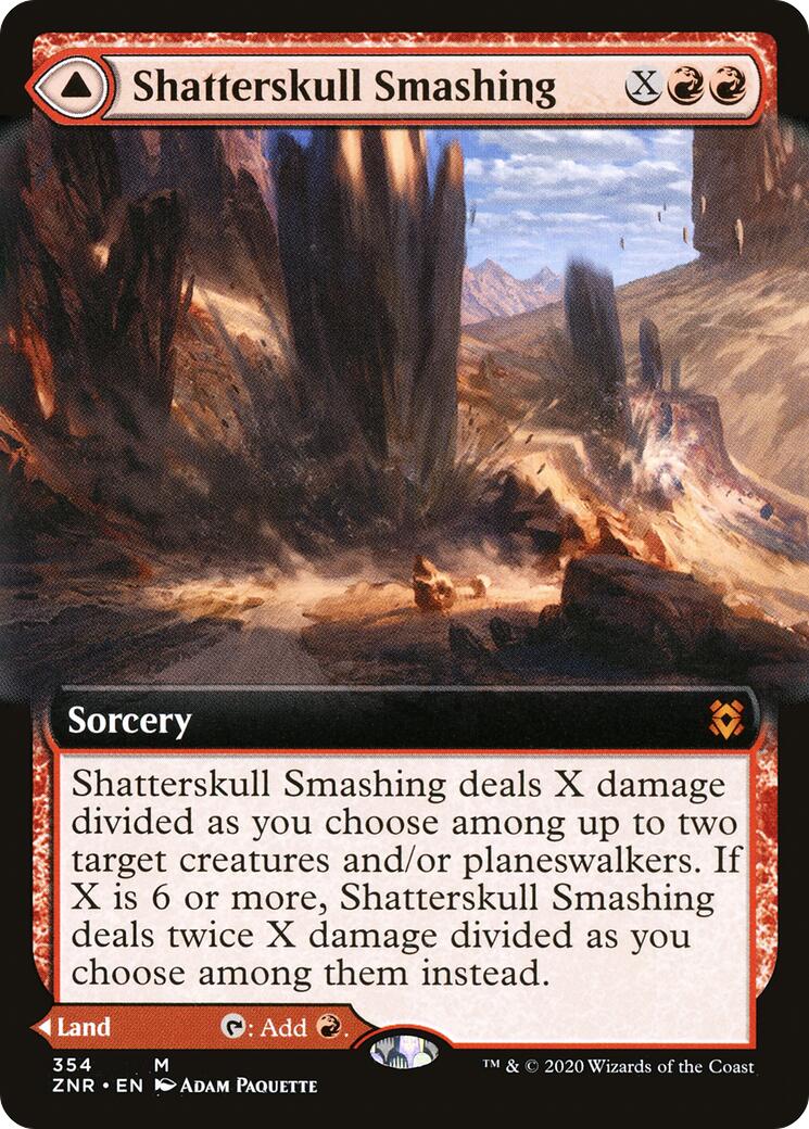 Shatterskull Smashing (Extended Art) - Zendikar Rising - Magic 