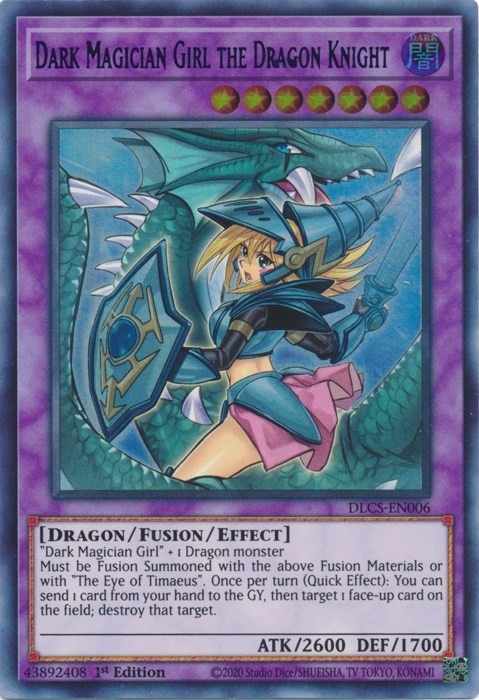 Yu-Gi-Oh – Protège-Cartes Dark Magician Girl The Dragon Knight (50)