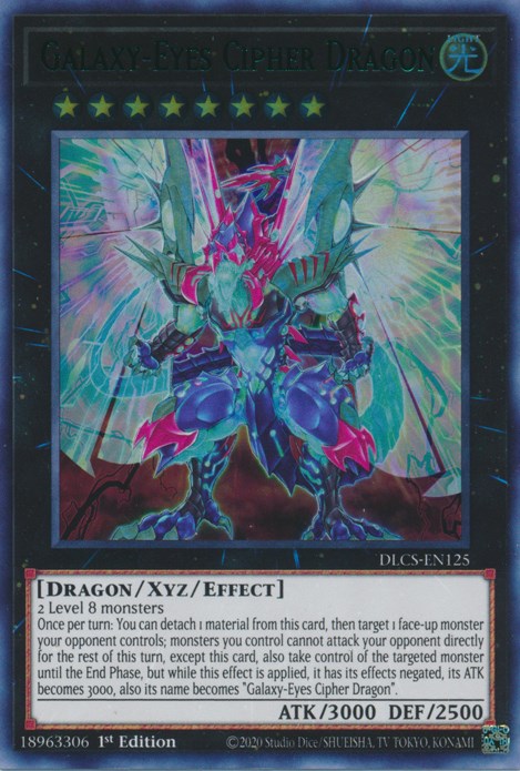 Galaxy-Eyes Cipher Dragon (Green) - Dragons of Legend: The Complete ...