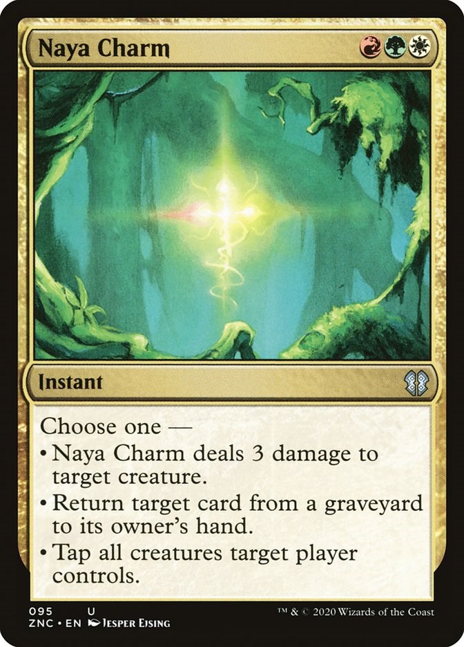 Naya Charm Commander Zendikar Rising Magic The Gathering