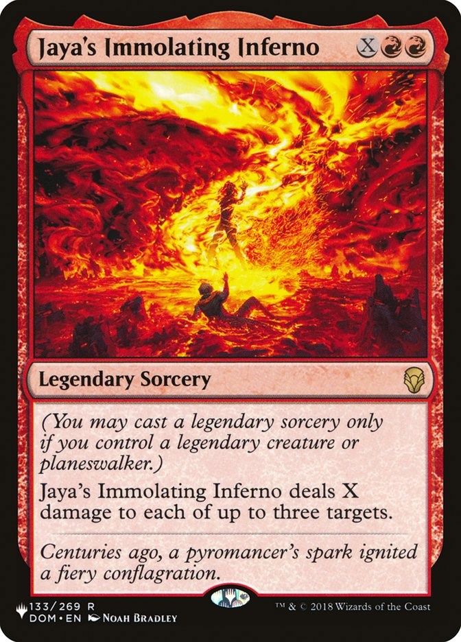 MAGIC THE GATHERING 4TH EDITION RED INFERNO 