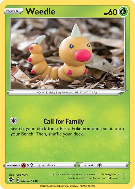 Weedle card artwork