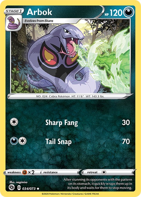 Arbok card artwork