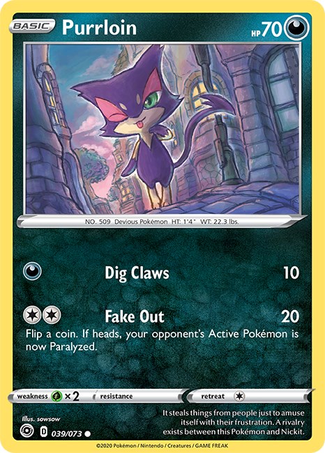 Purrloin card artwork