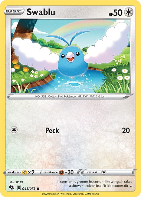 Swablu Champion S Path Pokemon   223048 