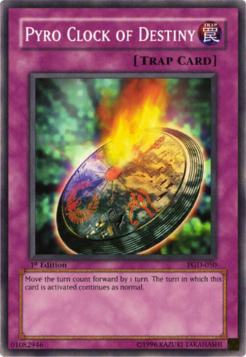 Pyro Clock of Destiny Pharaonic Guardian YuGiOh
