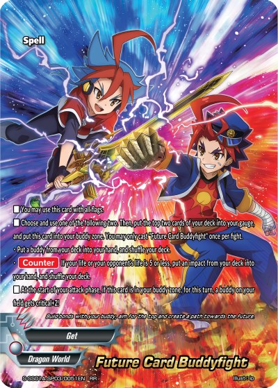 FUTURE CARD BUDDYFIGHT YNGL GARD (LEGEND WORLD) S-SS01A-SP02