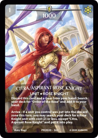 Citra, Aspirant Rose Knight (Full Art) - Argent Saga Promos - Argent ...