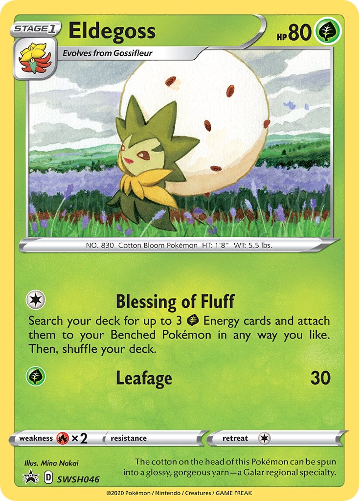 Eldegoss card artwork