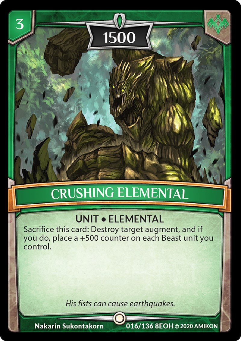 Crushing Elemental Echoes of Hokken Argent Saga TCG