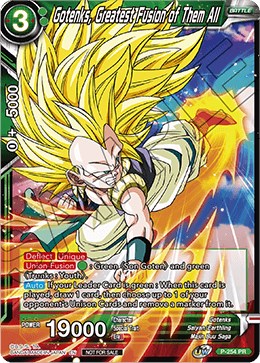 Gotenks, Greatest Fusion of Them All - Promotion Cards - Dragon Ball ...