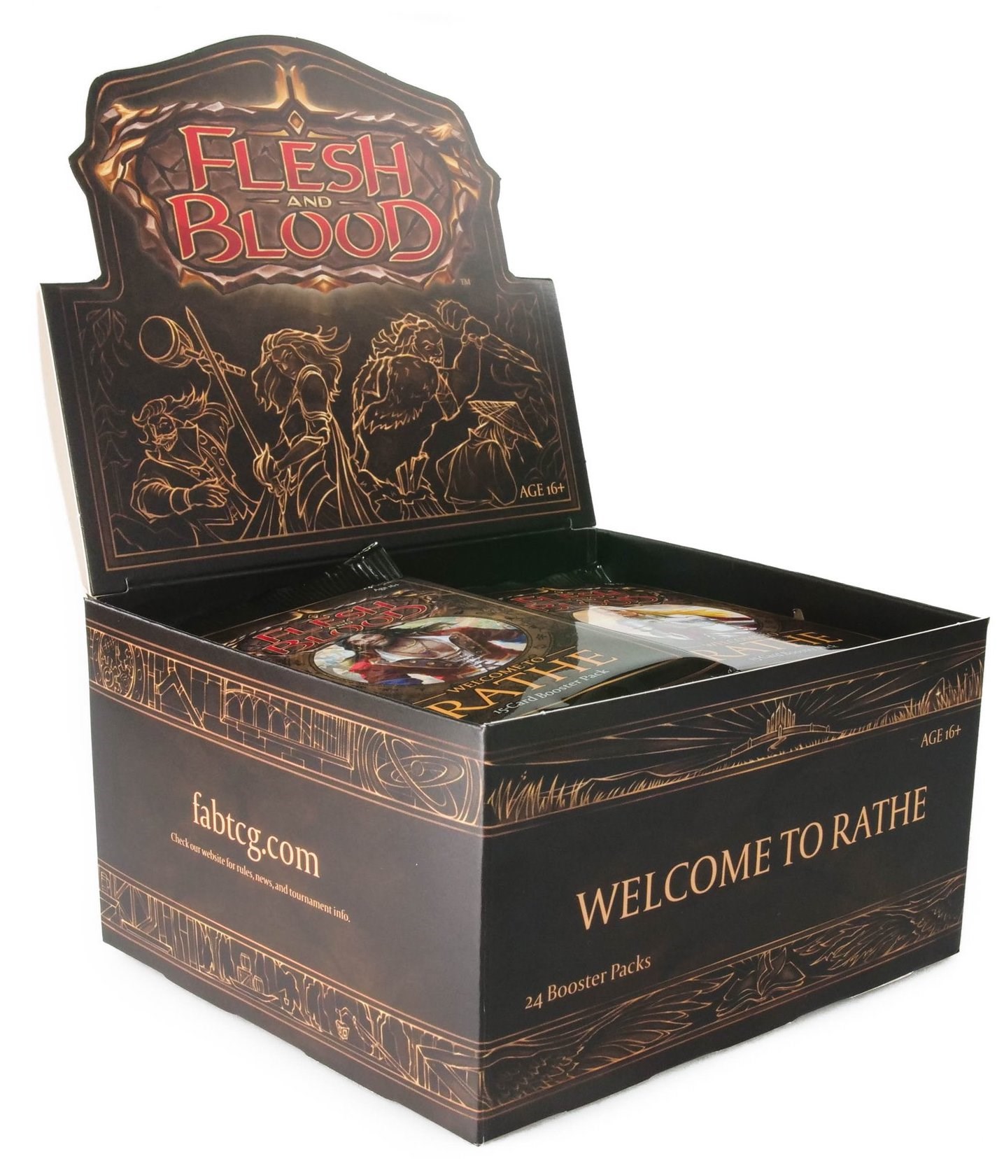 thumbnail image 2 of 5x Flesh And Blood Welcome To Rathe Booster Box Protectors - Plastic Display Cases 2 of 4
