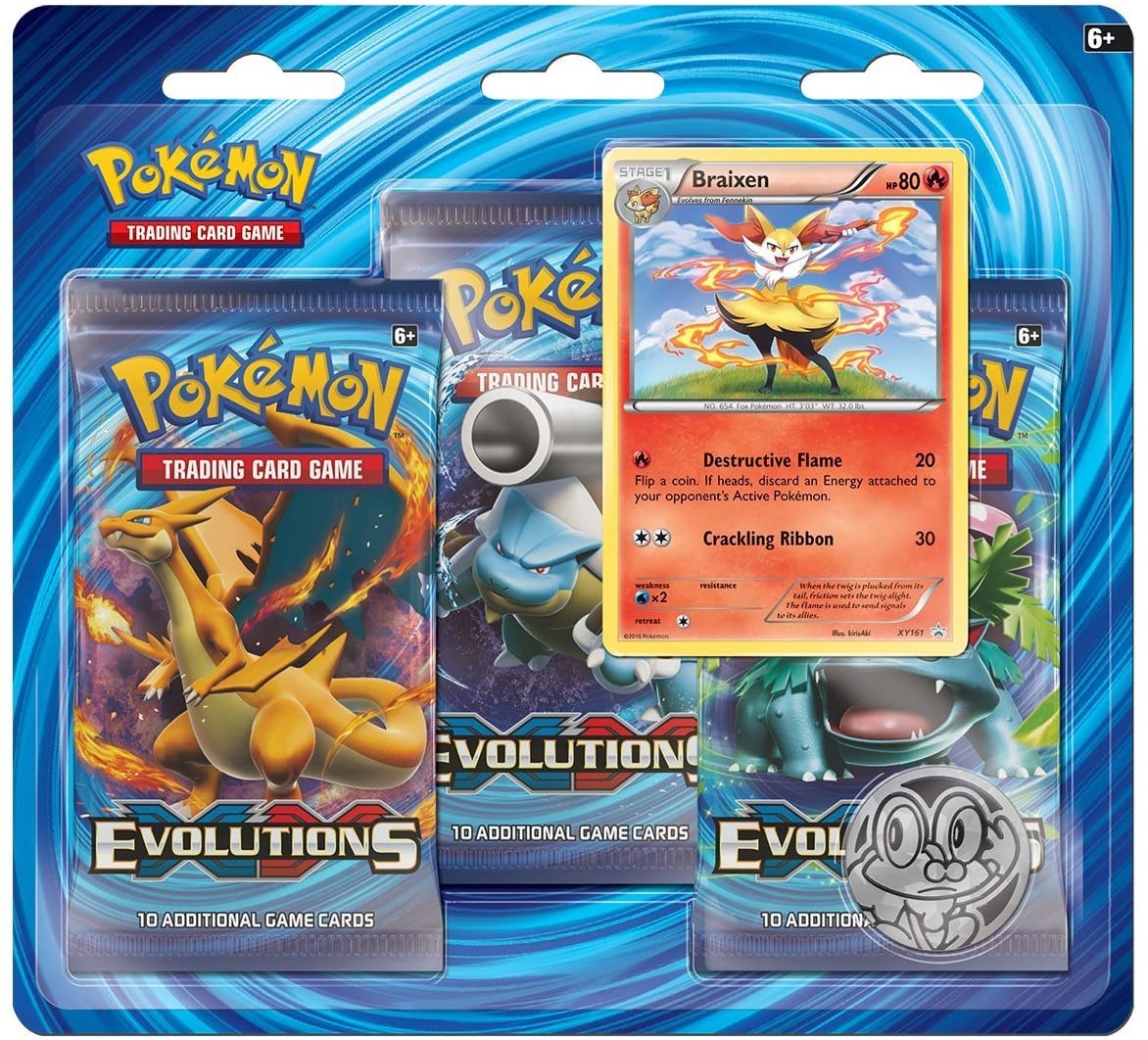 XY - Evolutions 3 Pack Blister [Braixen] - XY - Evolutions - Pokemon