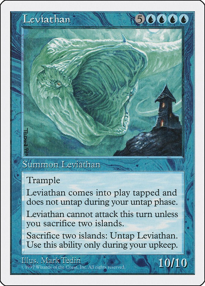 Leviathan LP-MP Magic the Gathering MTG The Dark 