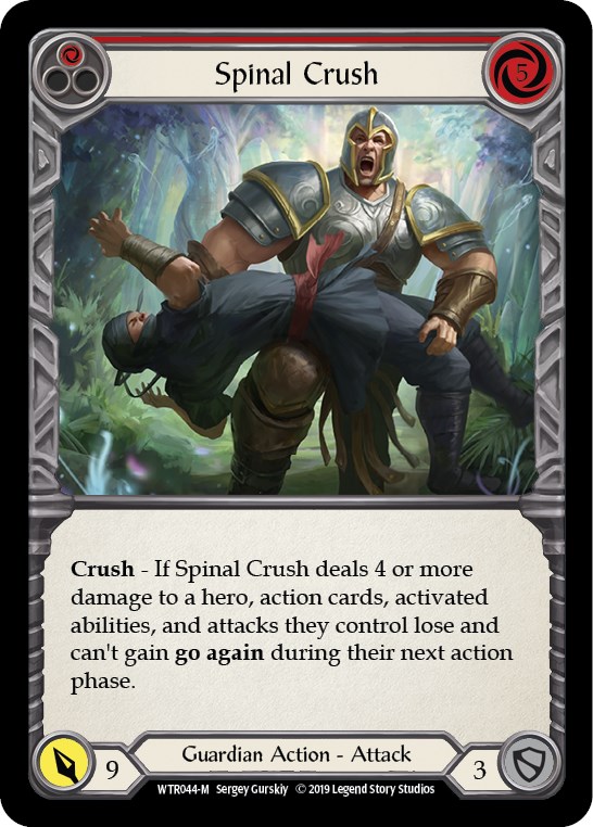 Spinal Crush - Welcome to Rathe - Flesh and Blood TCG