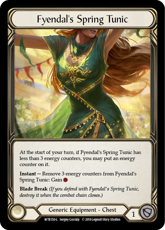 Fyendal's Spring Tunic - Welcome to Rathe - Flesh and Blood TCG