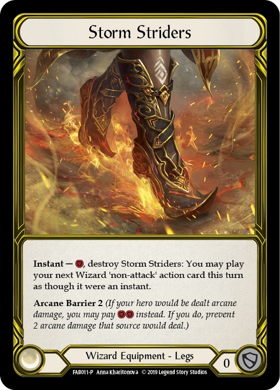 Storm Striders (Golden) - Flesh and Blood: Promo Cards - Flesh and
