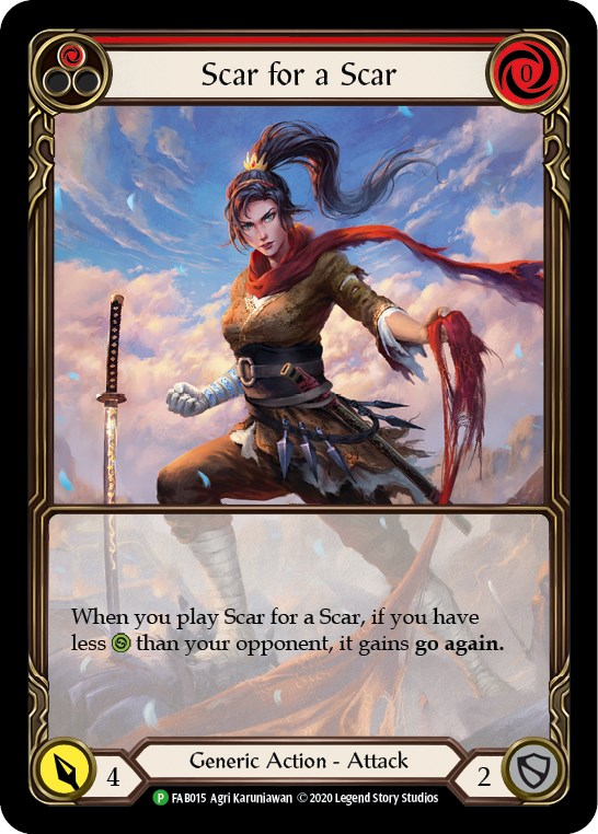 Scar for a Scar - Flesh and Blood: Promo Cards - Flesh and Blood TCG