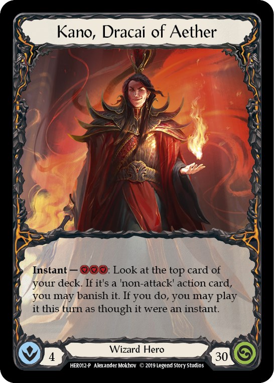 Kano, Dracai of Aether Flesh and Blood Promo Cards Flesh and Blood TCG