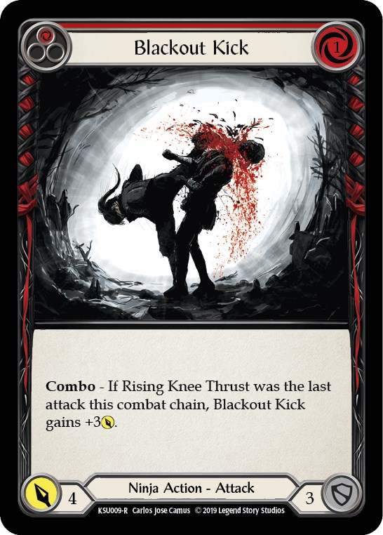Blackout Kick (Red) Hero Deck Katsu Flesh and Blood TCG
