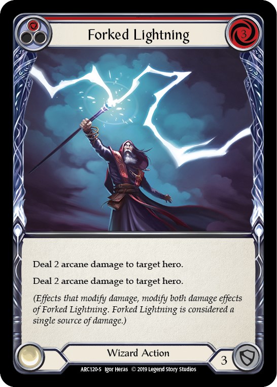 Forked Lightning - Arcane Rising - Flesh and Blood TCG