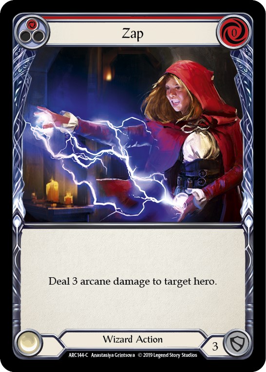 Zap (Red) - Arcane Rising - Flesh and Blood TCG