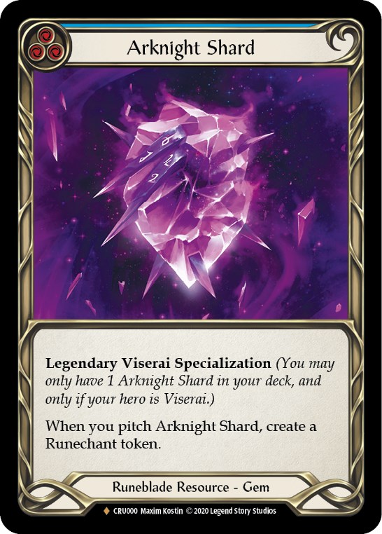 Arknight Shard - Crucible of War - Flesh and Blood TCG