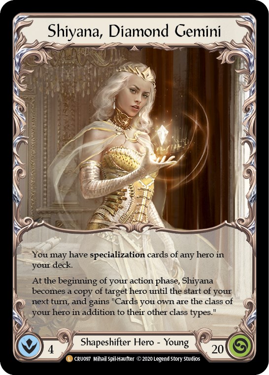 Shiyana, Diamond Gemini - Crucible of War - Flesh and Blood TCG